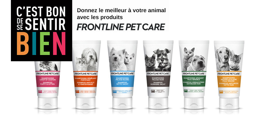 Donnez le meilleur à votre animal avec les produits Frontline Pet Care