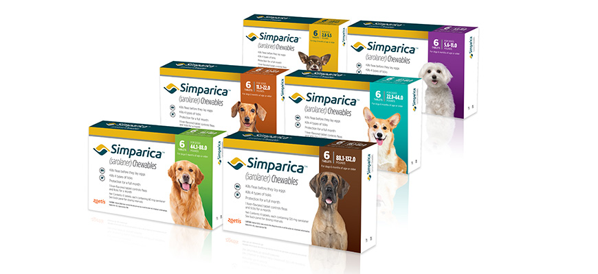 Photo des produits Simparica