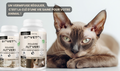 Biovetol Poudre Alt’Vers pour Chat