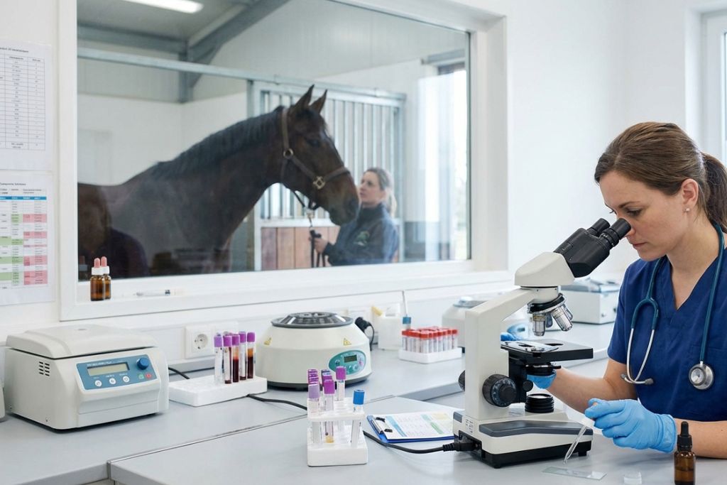 Coproscopie chez le cheval