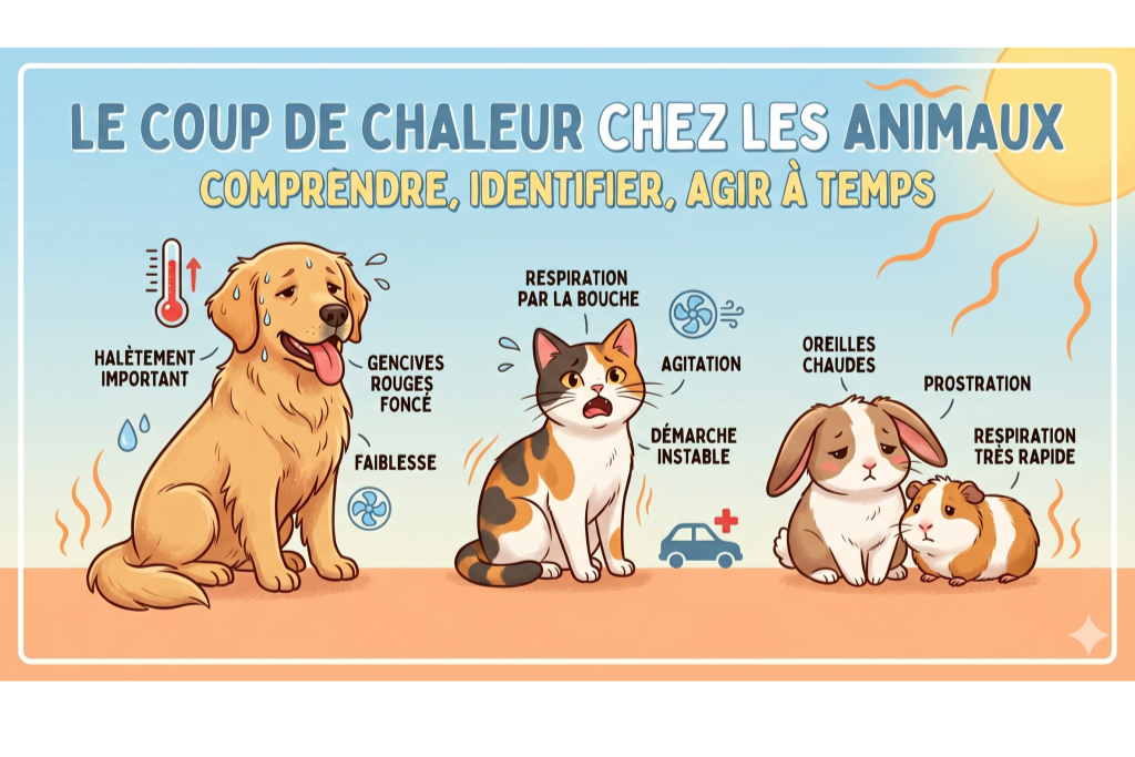 Le coup de chaleur chez les animaux