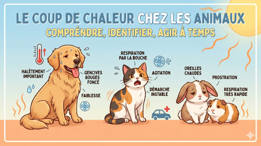 Le coup de chaleur chez les animaux