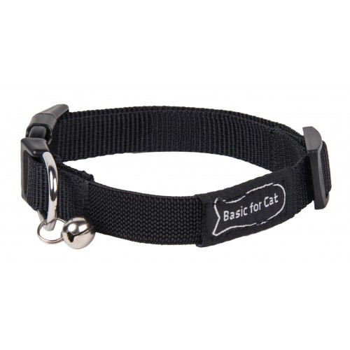 Wouapy Collier Basic Line pour Grand Chat - Noir