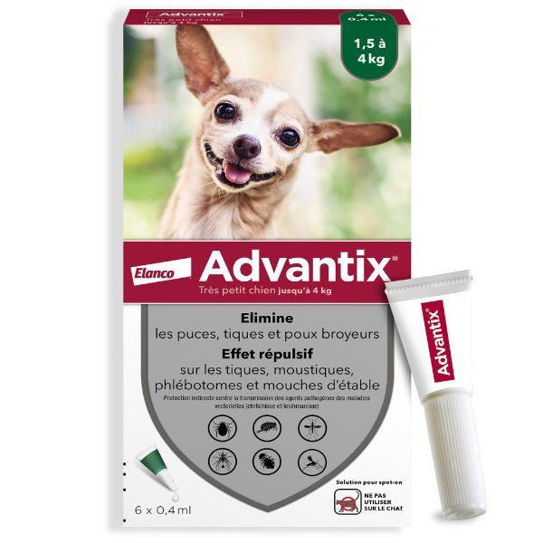 Advantix Très Petit Chien (1-4 kg)