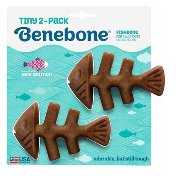 Benebone Tiny 2 Pack au Saumon 