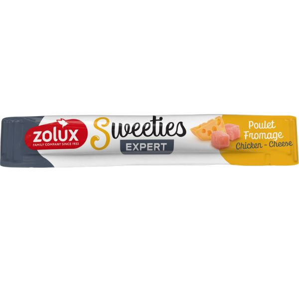 Zolux Stick Sweeties pour Chien - Poulet Fromage 