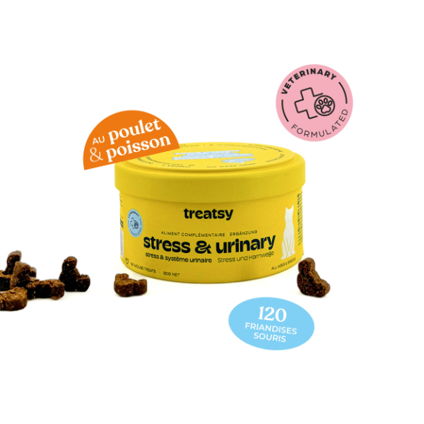 Treatsy Stress & Système Urinaire pour Chat - 90 g