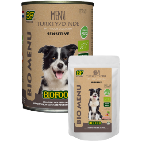 BF Petfood Menu BIO Dinde pour Chien