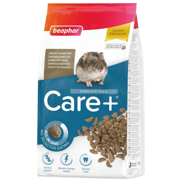 Beaphar Care+ Alimentation pour Hamster Nain - 500 g