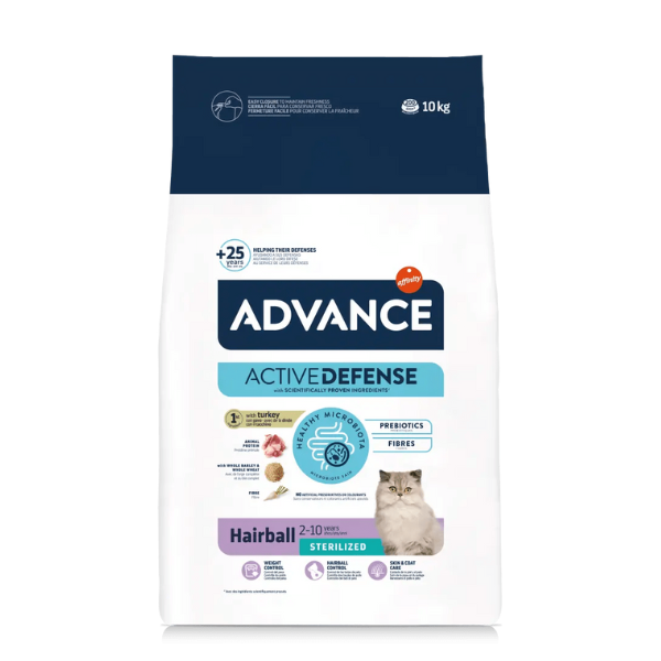Advance Cat Hairball Stérilisé - 1,5 kg 