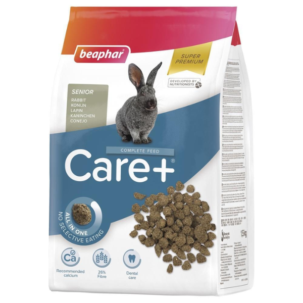 Beaphar Care+ Alimentation pour Lapin Senior - 1,5 kg