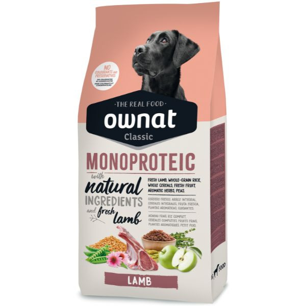 Ownat Dog Classic Monoproteic à l'Agneau