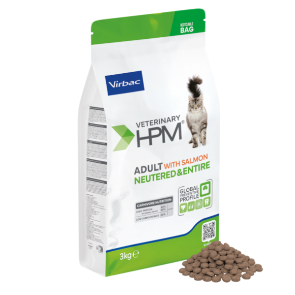Veterinary HPM Cat Adult Neutered & Entire Saumon