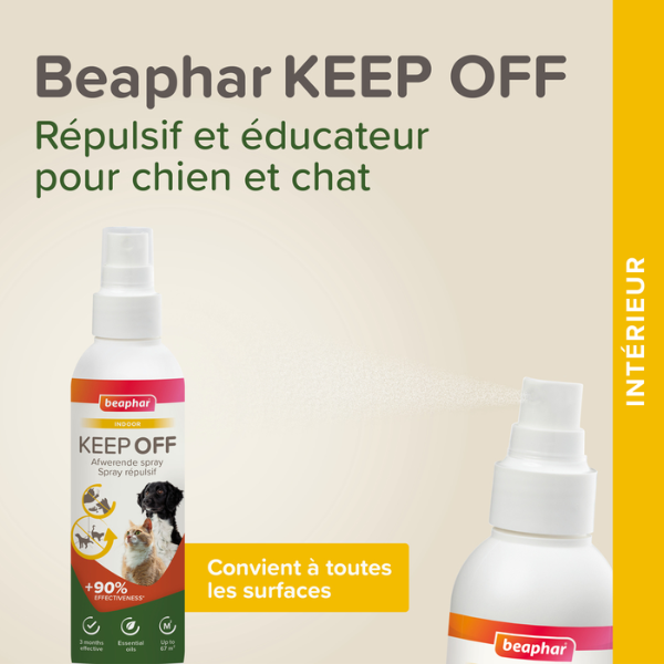 Beaphar KEEP OF Spray répulsif INDOOR - 200 ml