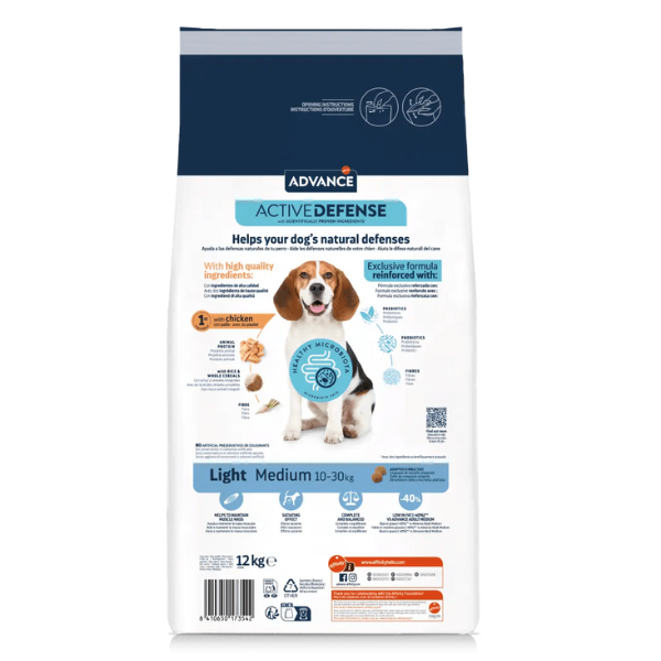 Advance Dog Adult Medium Light - 3 kg