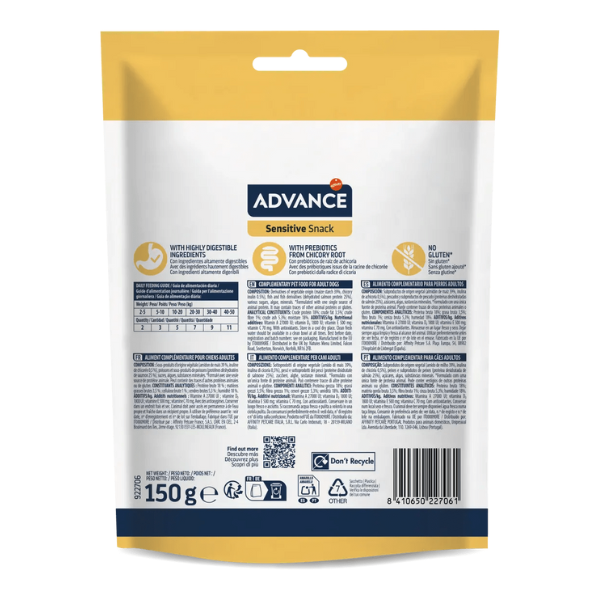 Advance Snack Dog Sensitive - 150 g
