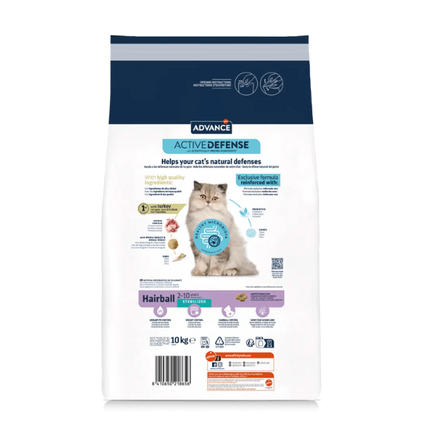 Advance Cat Hairball Stérilisé - 1,5 kg 