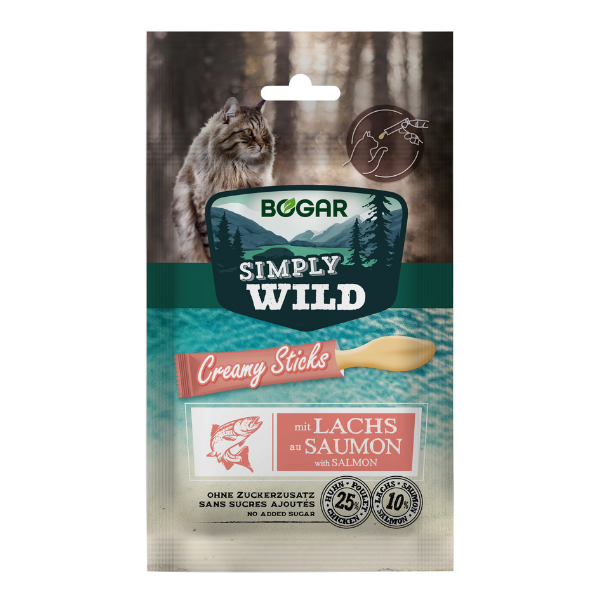 Simply Wild Creamy Sticks pour Chat 