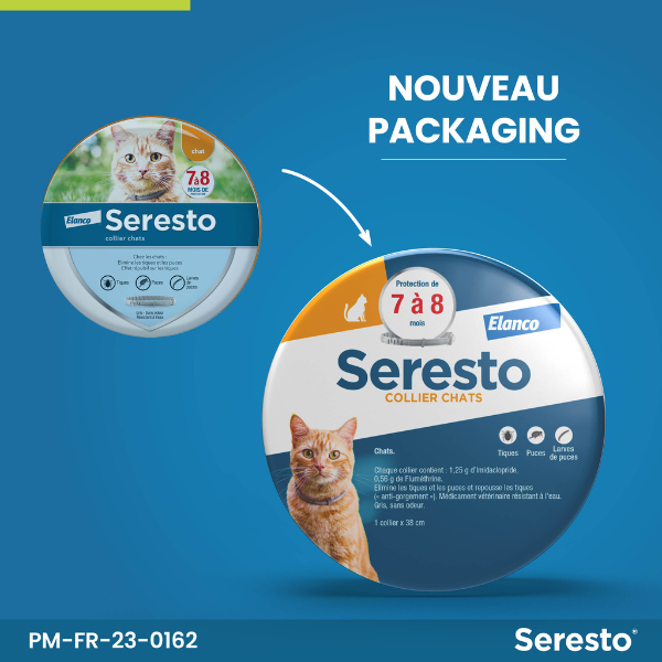 Seresto Anti-puce et Anti-tique pour Chat
