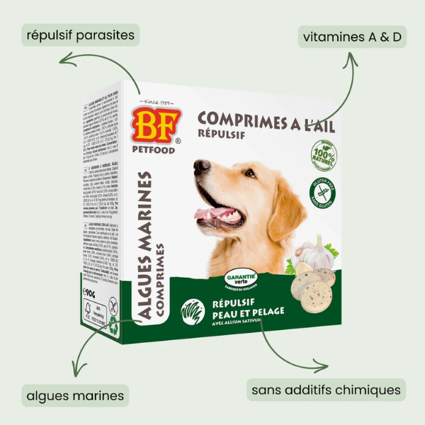 BF Petfood Anti-puces Algues Marines Chien