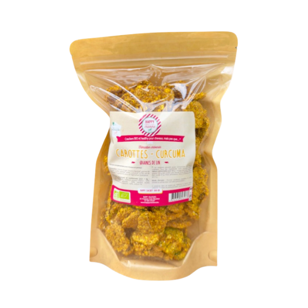 Happy Crackers Carottes Curcuma - 1 x 300 g