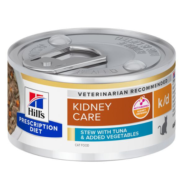 Hill’s Prescription Diet Feline k/d Kidney Thon & Légumes - 24 x 82 g