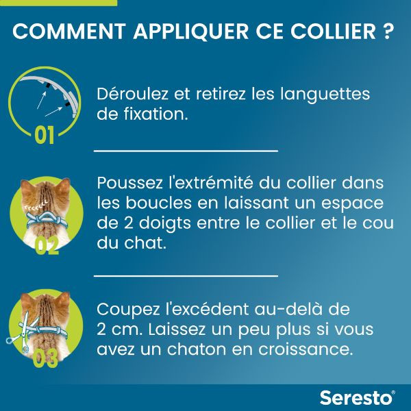 Seresto Anti-puce et Anti-tique pour Chat