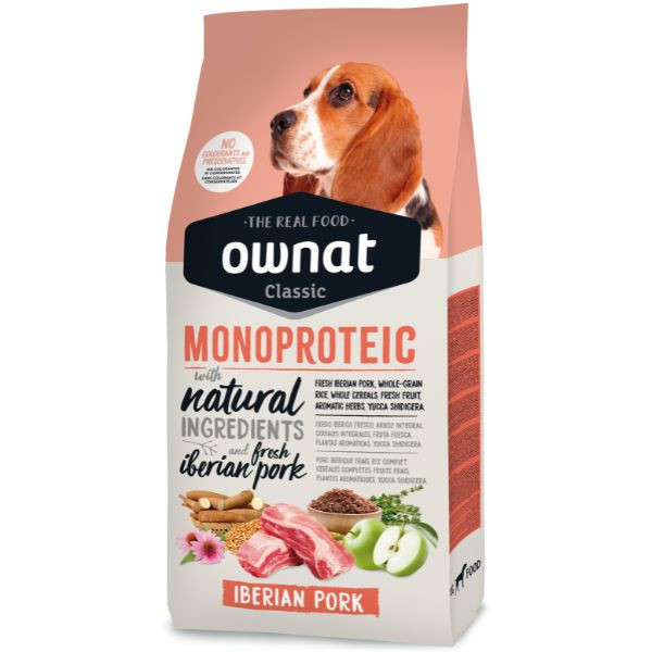 Ownat Dog Classic Monoproteic au Porc Iberian