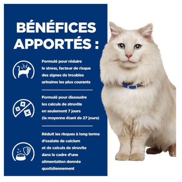 Hill's Prescription Diet Feline c/d Urinary Stress Poulet - 12 x 85 gr