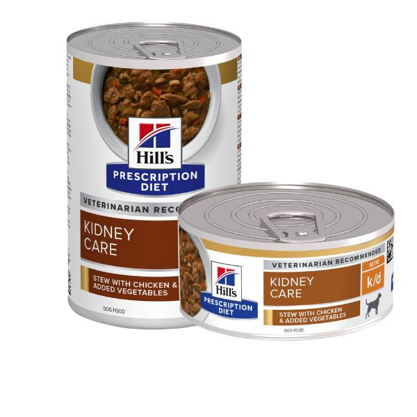 Hill's Prescription Diet Canine k/d Mijoté au Poulet et aux Légumes