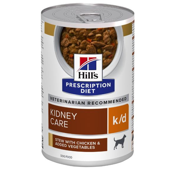 Hill's Prescription Diet Canine k/d Mijoté au Poulet et aux Légumes
