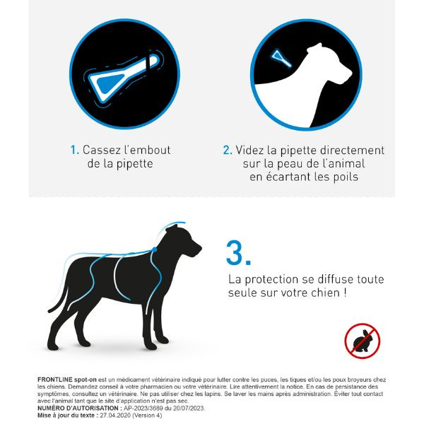 Frontline Spot-On S Chien (2-10 kg)