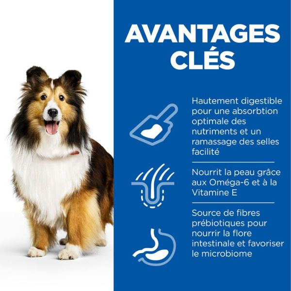 Hill's Science Plan Canine Adult Sensitive Stomach & Skin Medium Poulet - 14 kg