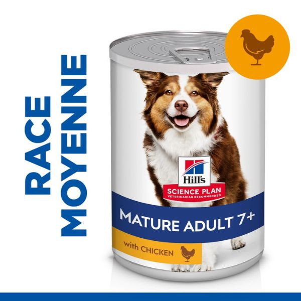 Hill's Science Plan Canine Mature Adult Poulet - 12 x 370 g