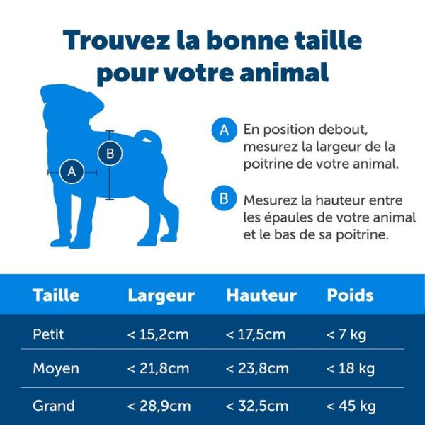 PetSafe - Porte 2 Positions pour Chien - Blanc