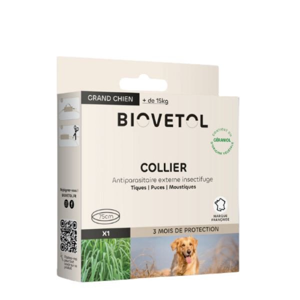 Biovetol Collier Insectifuge pour chien