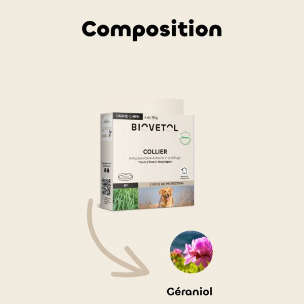 Biovetol Collier Insectifuge pour chien