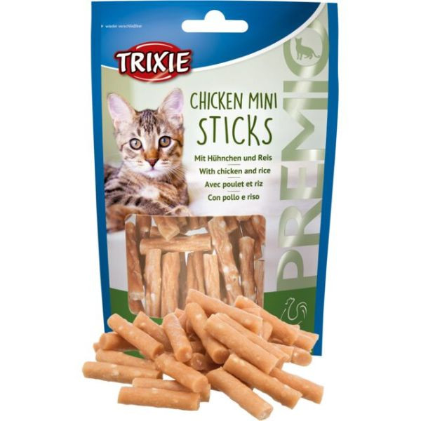 Trixie Premio Mini Sticks au Poulet pour Chat - 50g