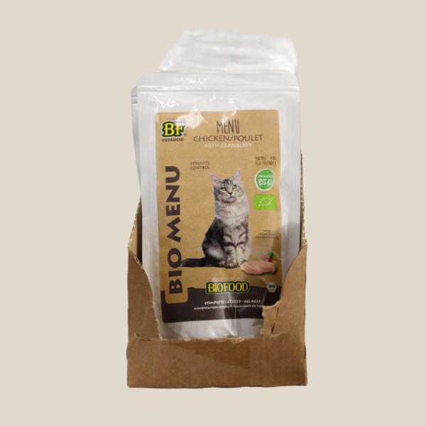 BF Petfood Menu BIO Poulet pour Chat - 150 g
