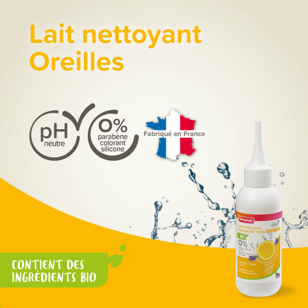 Beaphar Lotion Bio pour les Oreilles - 200 ml