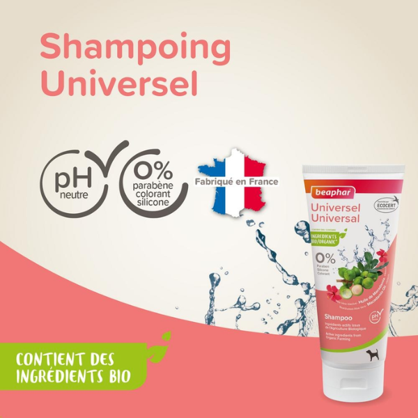 Beaphar Shampoing Bio Universel pour Chien - 200 ml