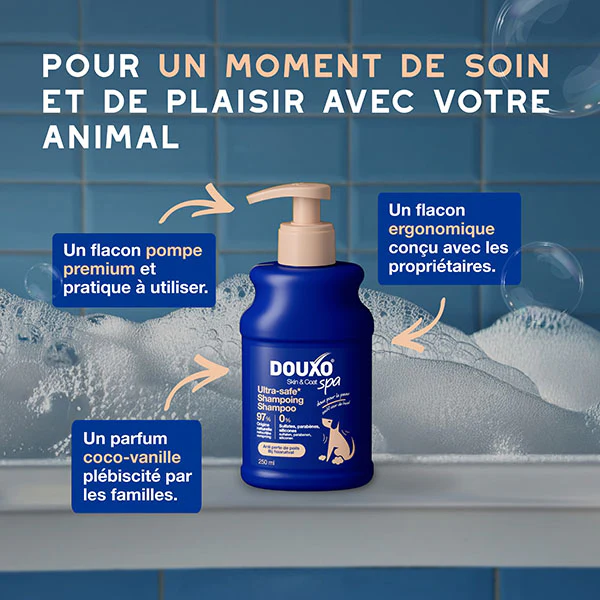 Douxo SPA Shampoing Anti-chute de poils Chien - 250 ml