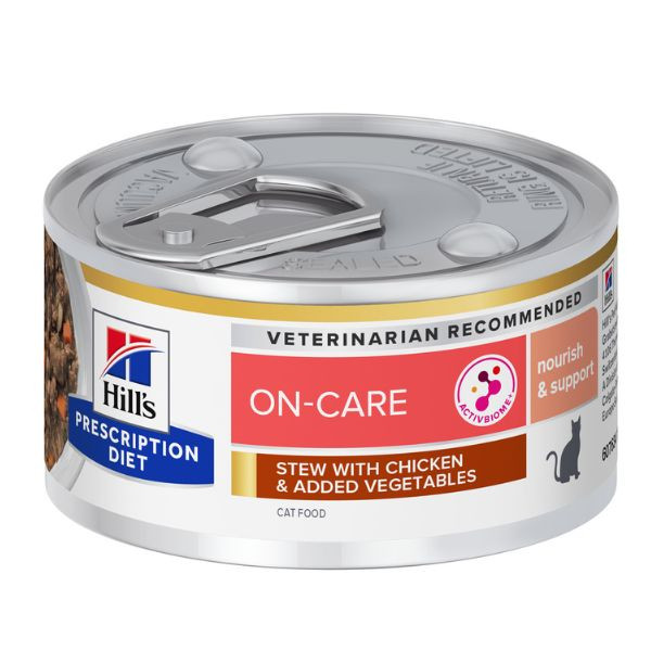 Hill's Prescription Diet Feline On-Care mijotés - 24 x 82 g
