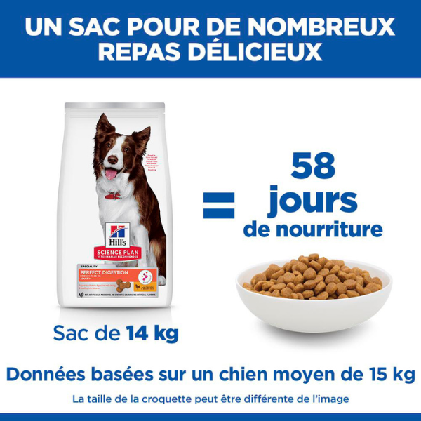 Hill's Science Plan Canine Perfect Digestion Medium