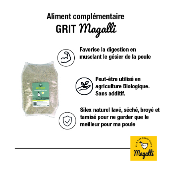 Magalli Grit pour Poules - 5 kg 