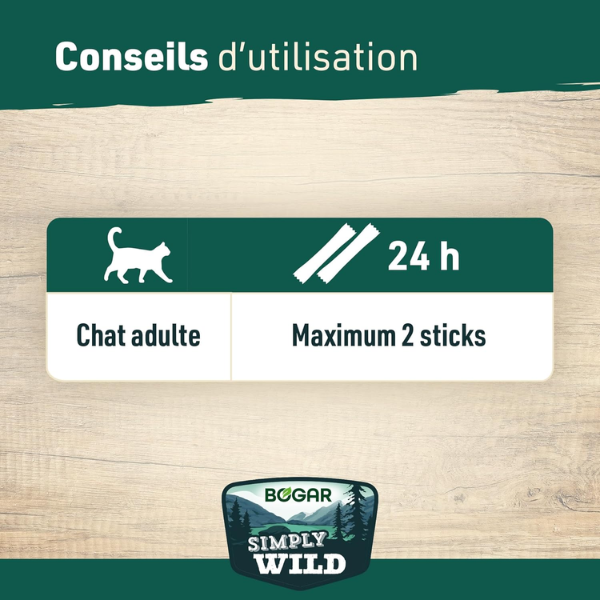 Simply Wild Creamy Sticks pour Chat 
