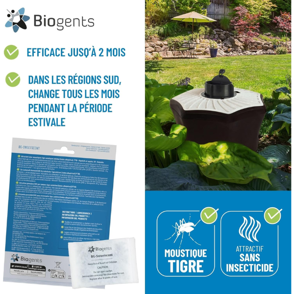 Biogents Recharge BG-Sweetscent - 2 Mois