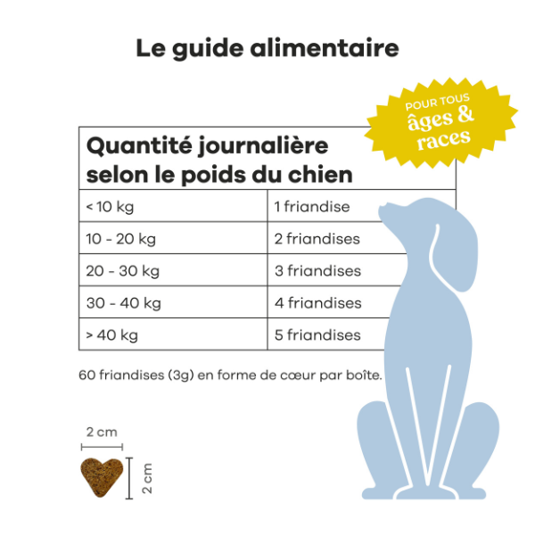 Treatsy Peau & Pelage pour Chien - 180 g