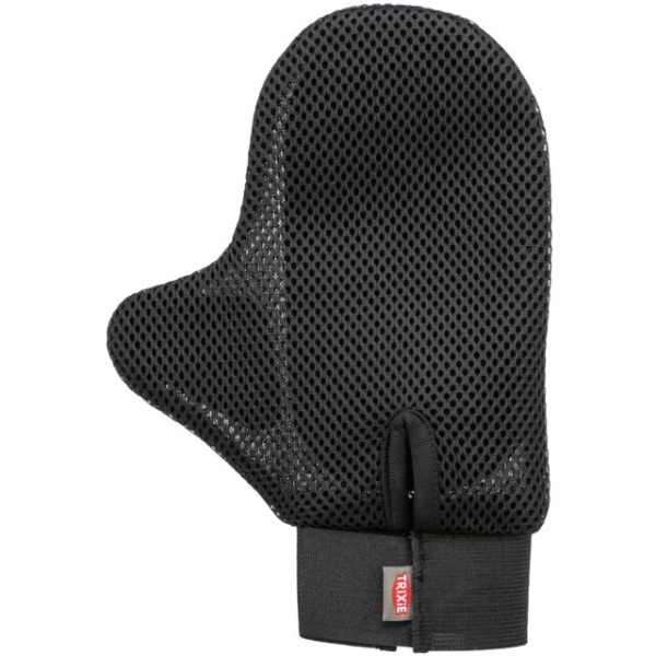 Trixie Gant Soin du Pelage - Gris Foncé / Bleu