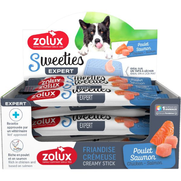 Zolux Stick Sweeties pour Chien - Poulet & Saumon